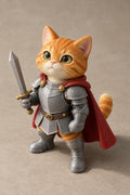 Cat Knight Figurine
