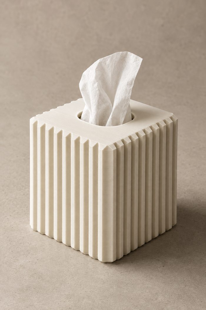 Rippled Tissue Box Cover