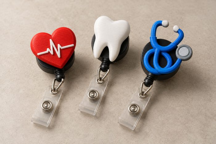 Medical Badge Reel Charm
