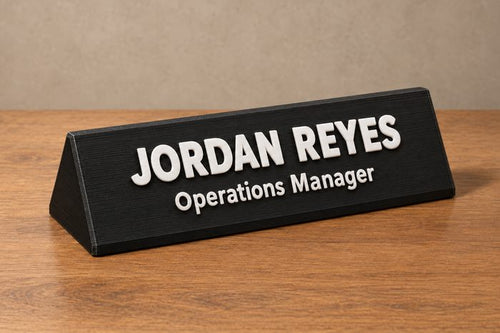 Custom Desk Nameplate